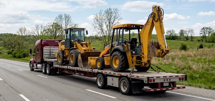 Loader and Backhoe Tractors Transport Hawaii